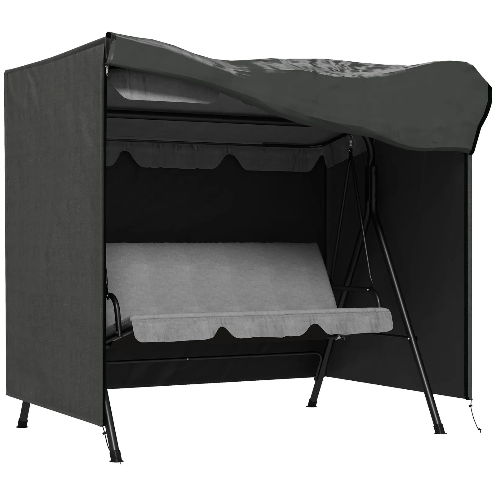 OUTSUNNY Garden Furniture Protector Patio Swing Chair Cover in Dark Grey 2
