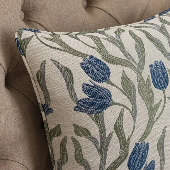 Tulip Jacquard Square Cushion 3