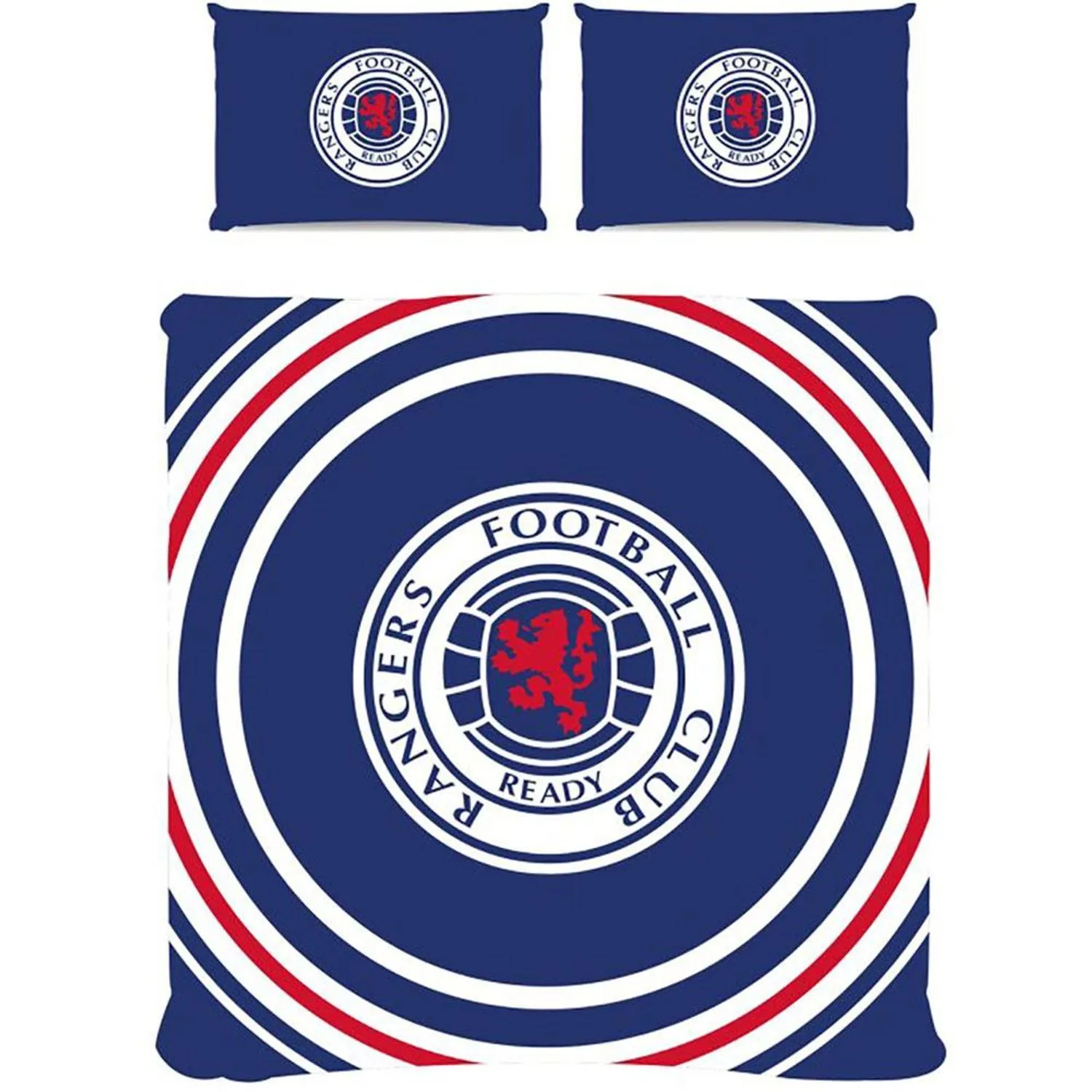Rangers FC Reversible Pulse Duvet Cover Set in Royal