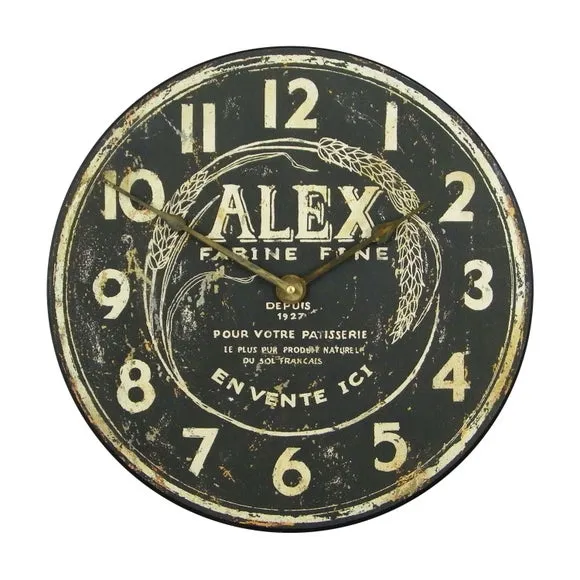 Alex 'Flour Maker' Kitchen Wall Clock 2
