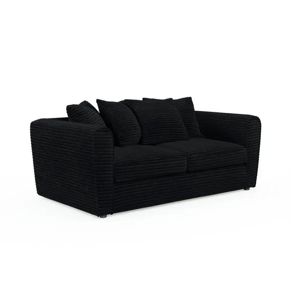 Blake Horizontal Jumbo Cord 2 Seater Sofa Bed 6