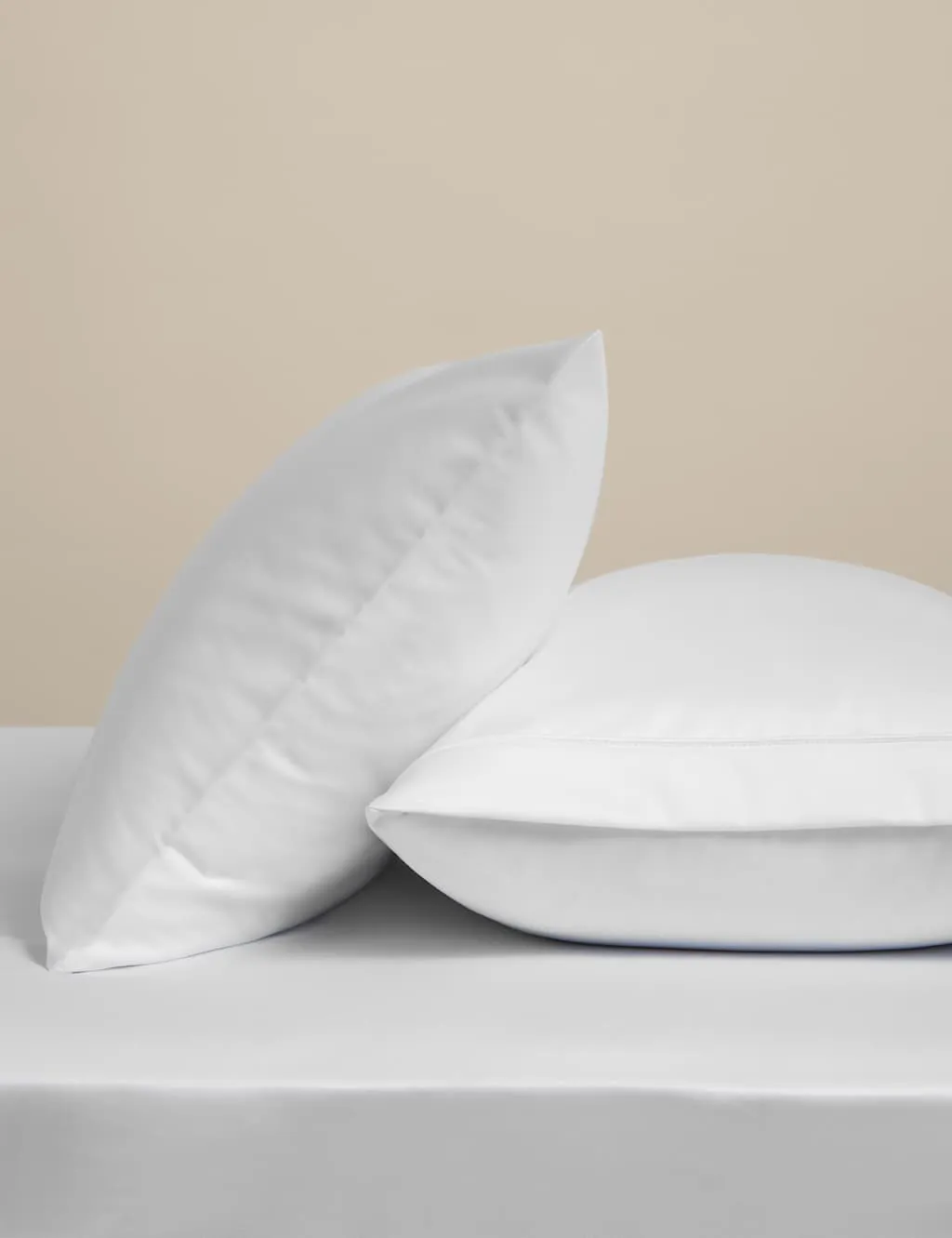M&S 2 Pack Egyptian Cotton Sateen Pillowcases White