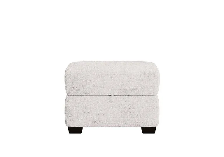 Hollywood Fabric Storage Footstool - R110 Sand