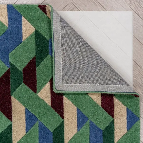 Connect Geometric Wool Rug 3