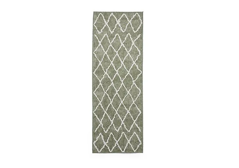 Misty Washable Runner - 61cm-x-170cm - Green - Home Accessories