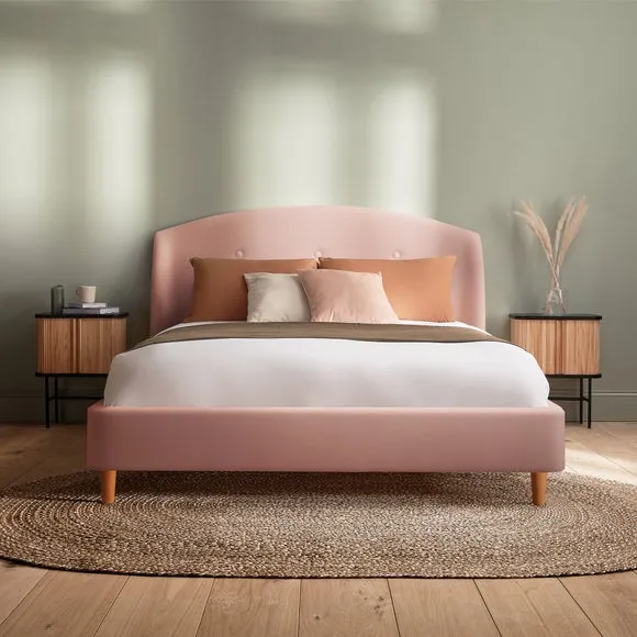Silentnight Evana Bed Frame, Velvet 1