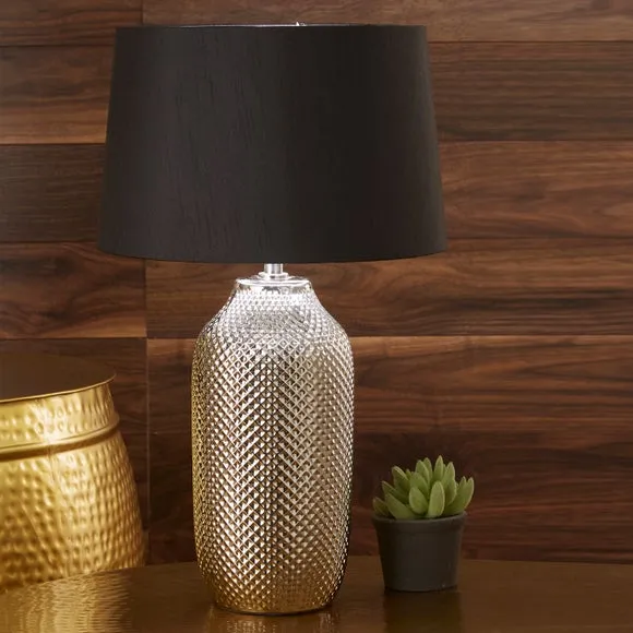 Nova Textured Ceramic Table Lamp 2
