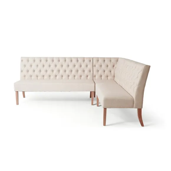 Darcy Corner Dining Bench, Flatweave 5