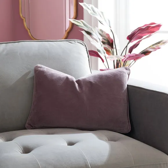 Clara Cotton Velvet Rectangle Cushion 1