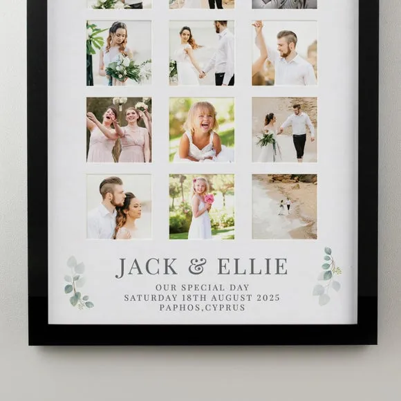Personalised Wedding Multi Photo Frame 2