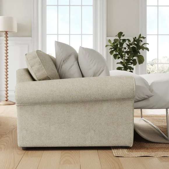 Flori Soft Chenille 2 Seater Sofa Bed 2