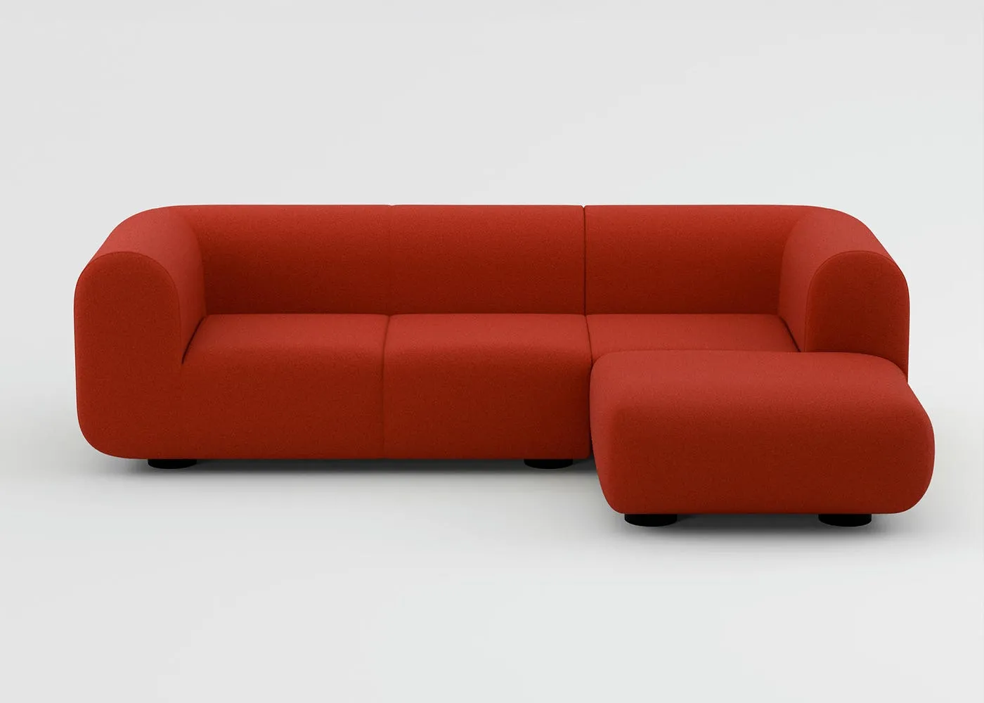 Tom Dixon Plump Corner Sofa Config 5 Hero 0552 Black Legs 1
