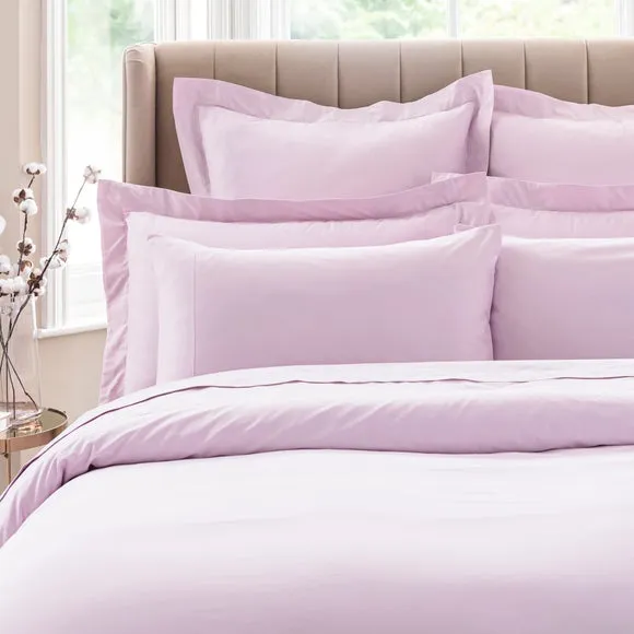 Dorma Smooth & Soft 300 Thread Count 100% Cotton Sateen Standard Pillowcase 1