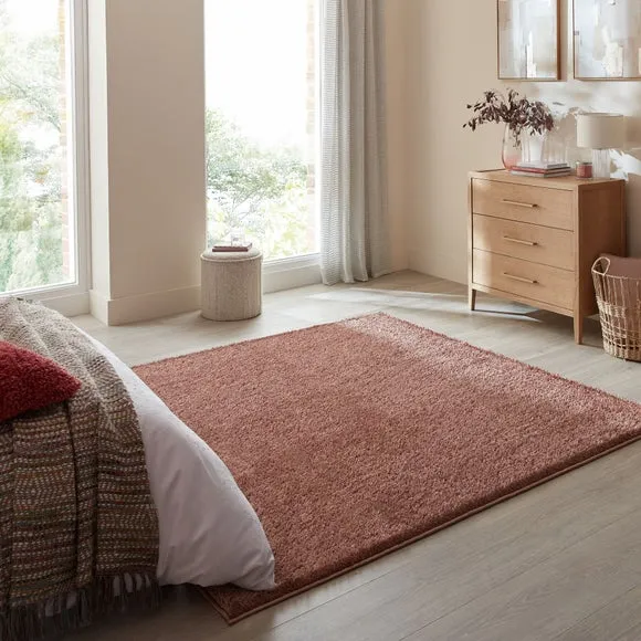 Sheen Shaggy Square Rug 1