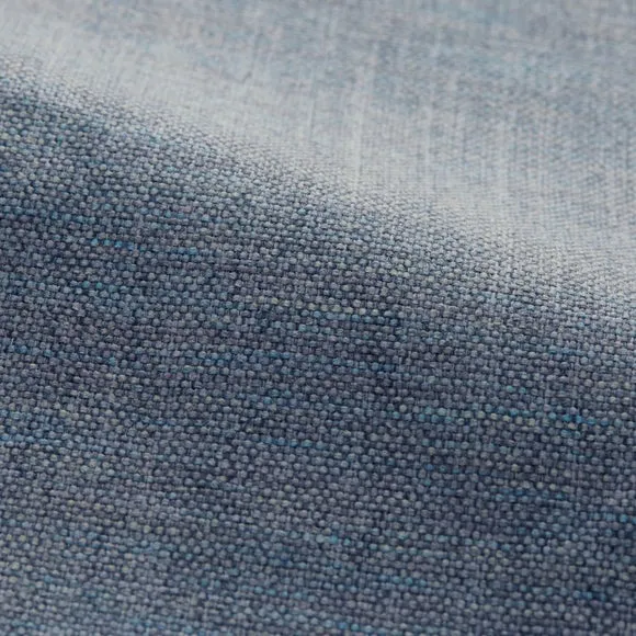 Martha Slub Faux Linen Footstool 5