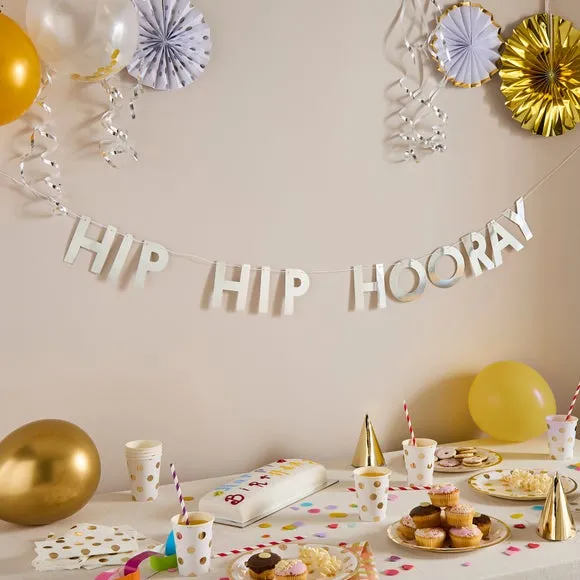Hip Hip Hooray Paper Bunting 1