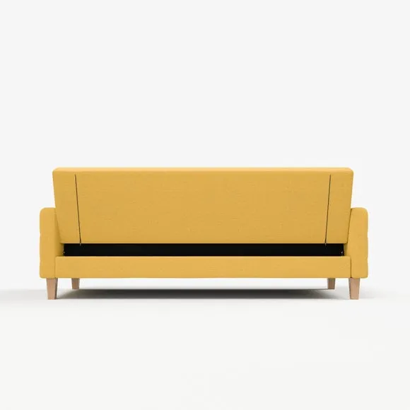 Harlow Flatweave Storage Double Sofa Bed 4