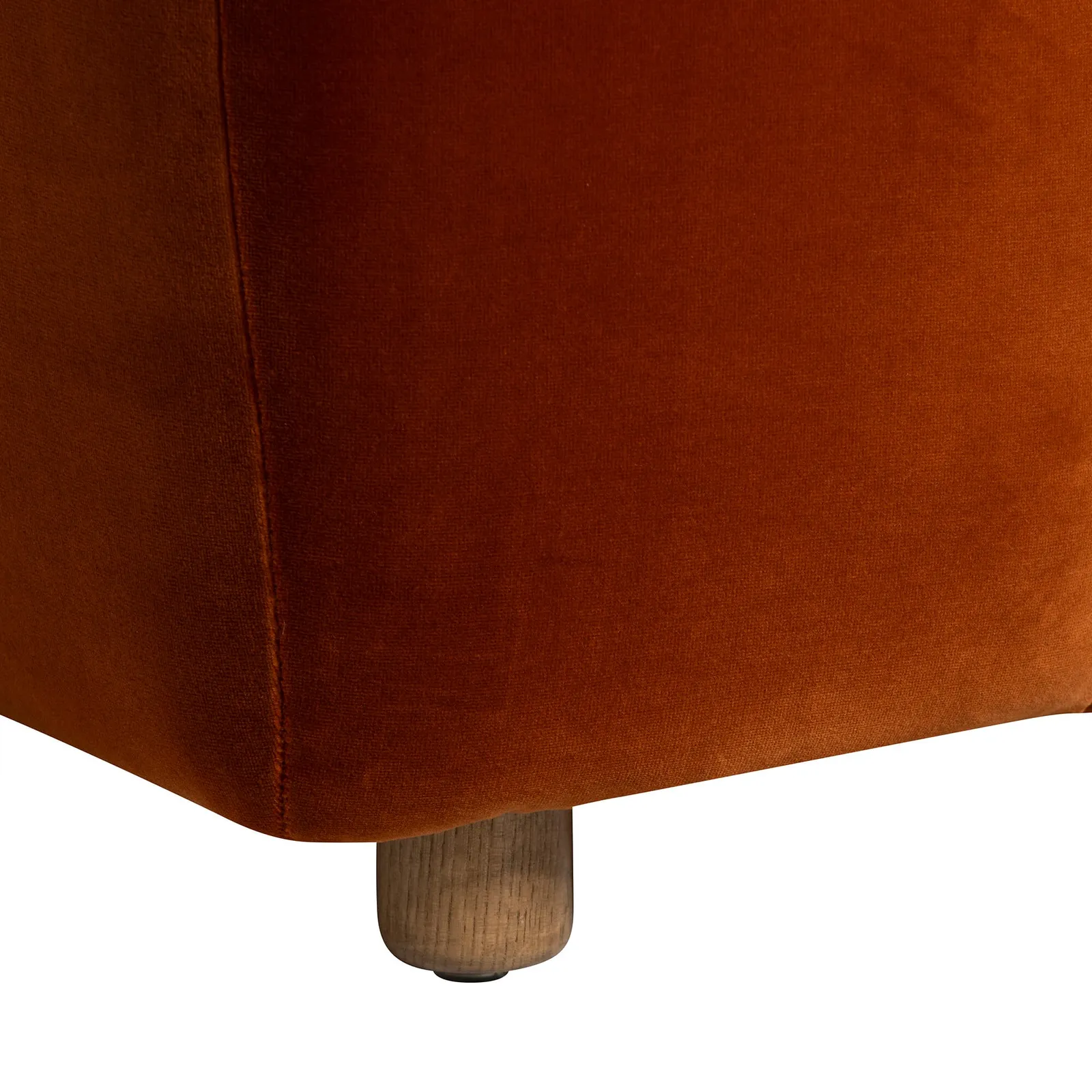 Lavinia 2.5 Seater Sofa, Orange Fabric | Barker & Stonehouse 6
