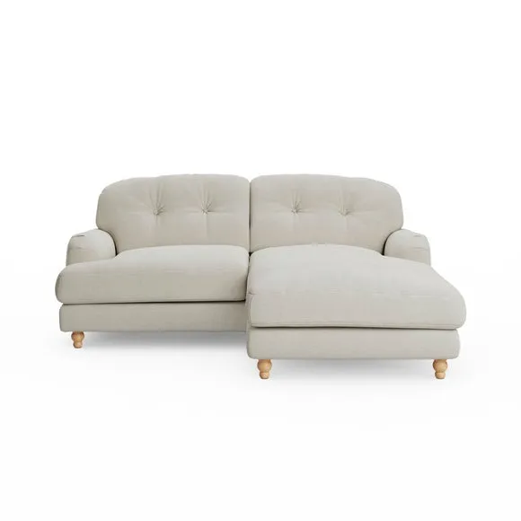 Martha Corner Chaise Chenille Soft Texture Sofa 2