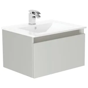 Newland Pearl Basin Unit Single Drawer Suspended - 600mm