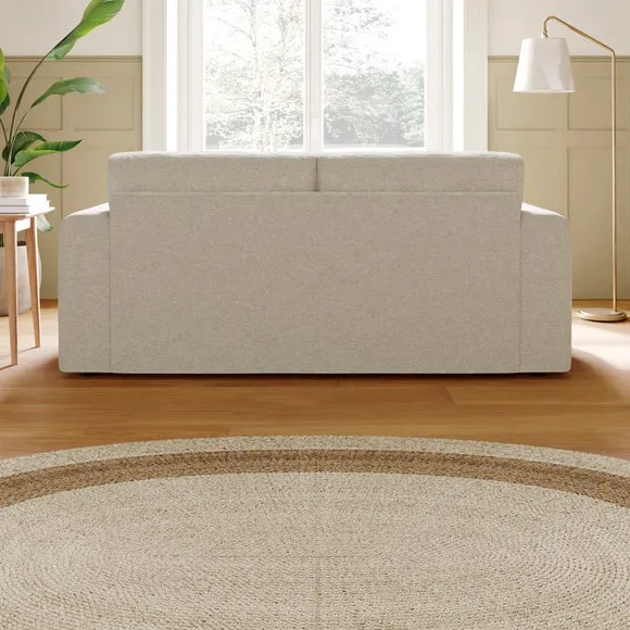 Abel Vintage Soft Chenille Reversible Corner Chaise Sofa 2