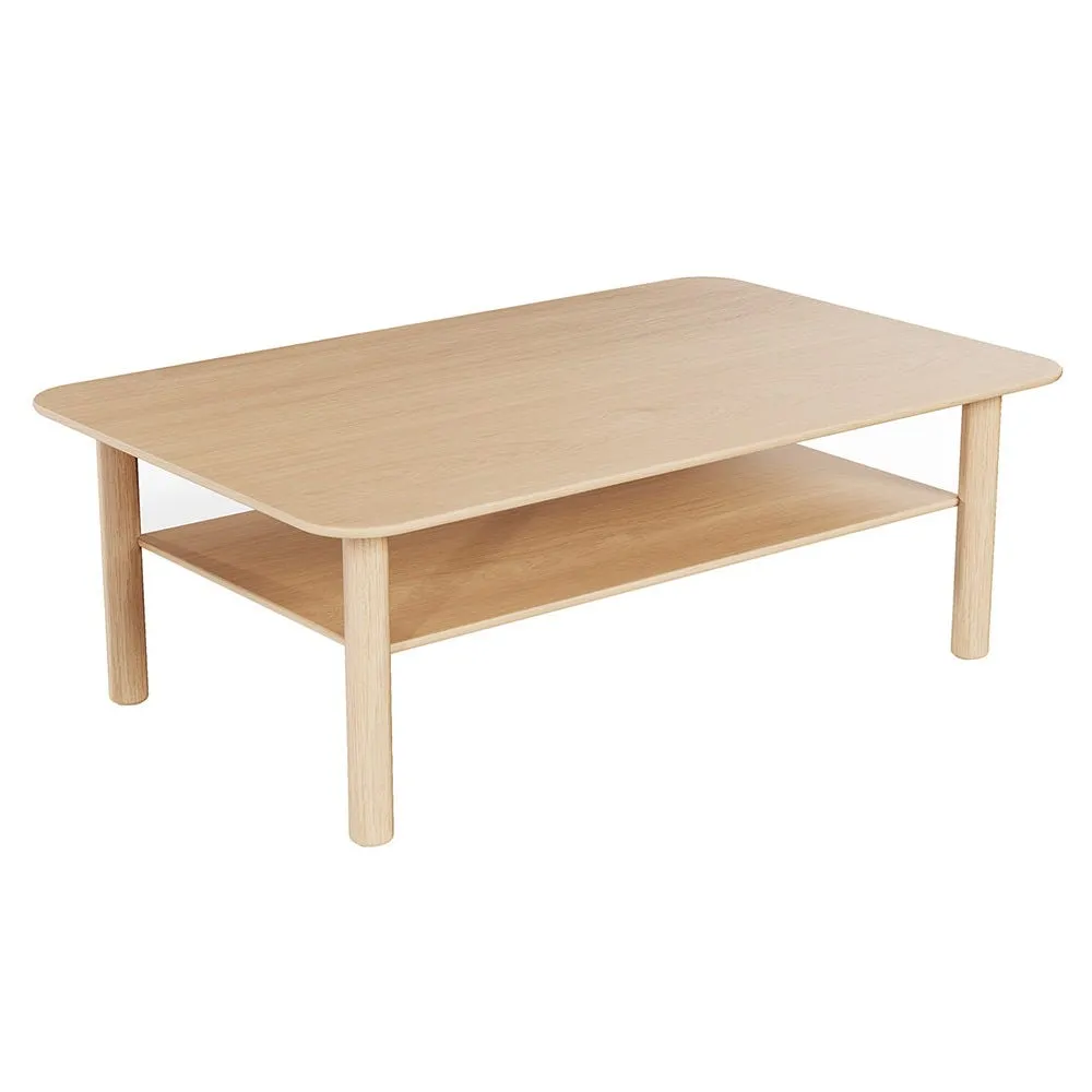 Case Port Rectangular Coffee Table Oak 2