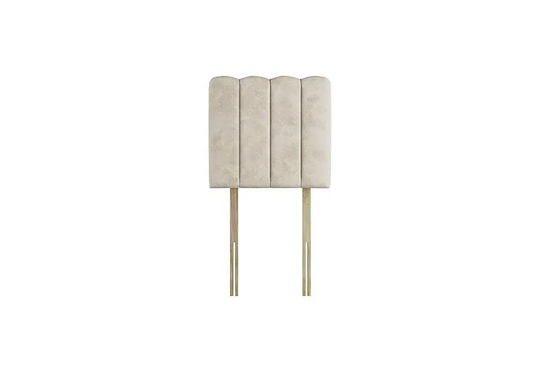 Shard Strutted Headboard - Single - Velvet Dove