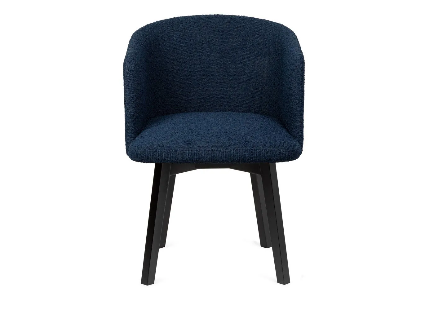 Edit Swivel Office Chair Copenhagen Blue Black Stain Leg