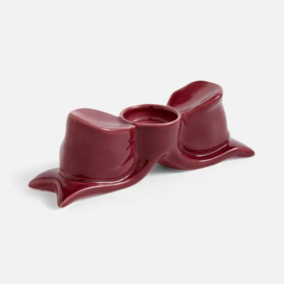 Bow Ceramic Tealight Holder 3