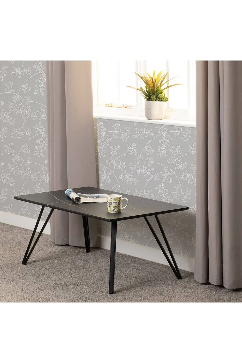 Seconique Marlow Coffee Table in Black 1