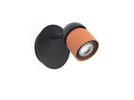 Netlighting Coco Wall Spotlight Black Terracota 1x GU10