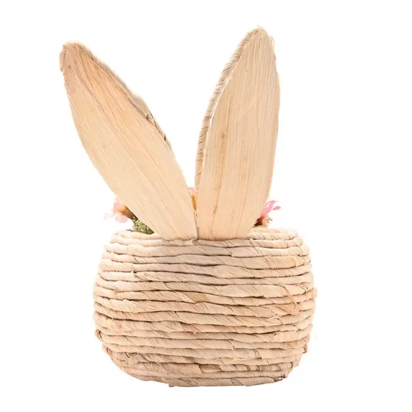 Eggstraordinary Gift Co. Easter Faux Flower Decoration with Bunny Ears 4