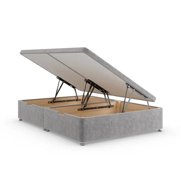 Luxury Side Ottoman Bed Frame, Teddy Fabric 6