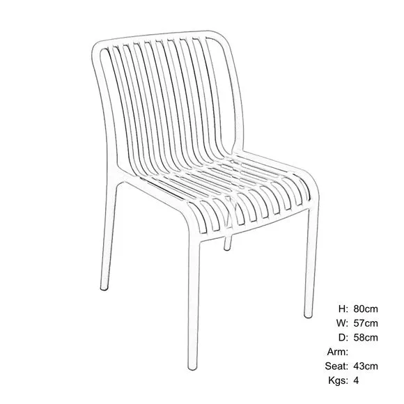 Bergen Bistro Table with 2 Mia Bistro Chairs 5
