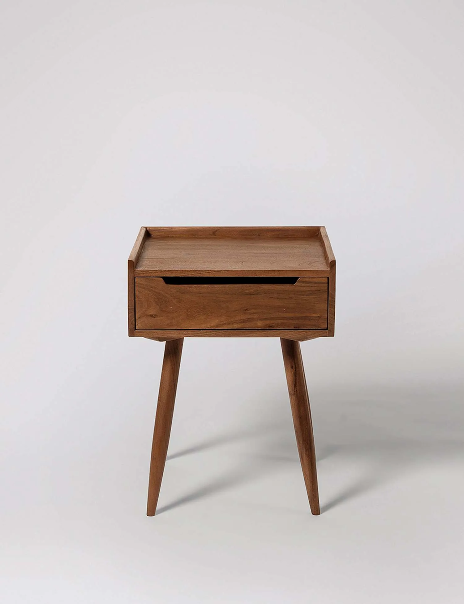 Swoon Southwark Acacia Wood Bedside Table Brown