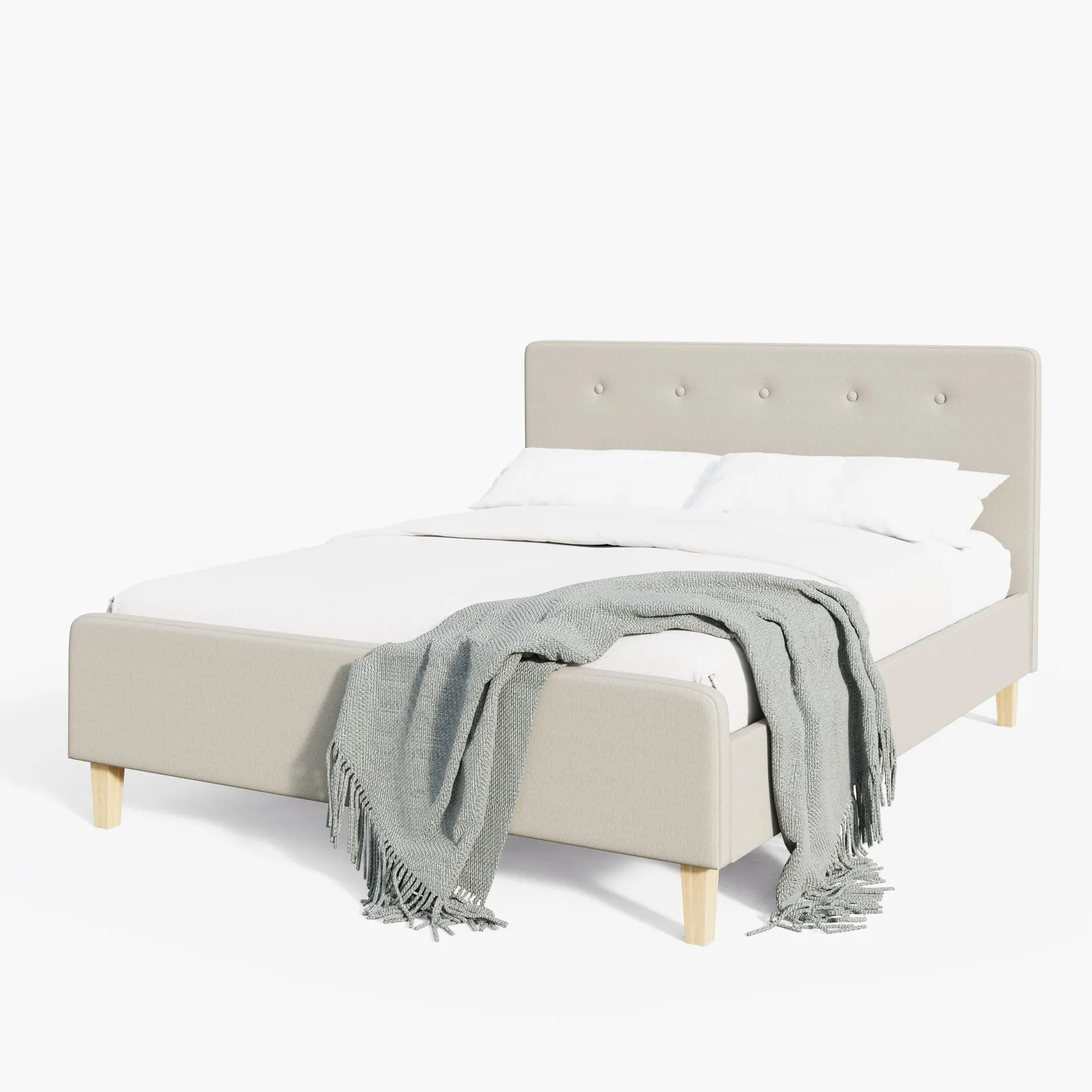 GFW Ashbourne Bed in Natural 2