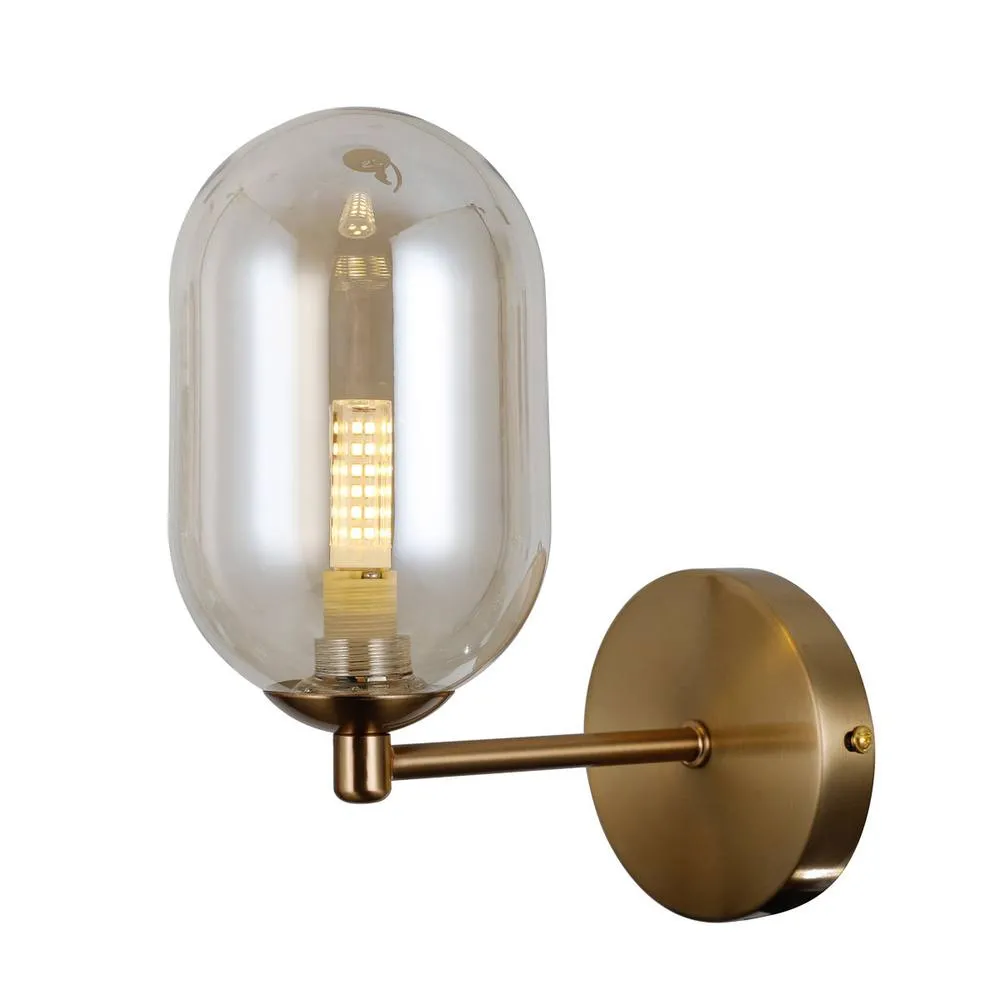 Netlighting Perano Wall Lamp Antique Bronze in Brown 2