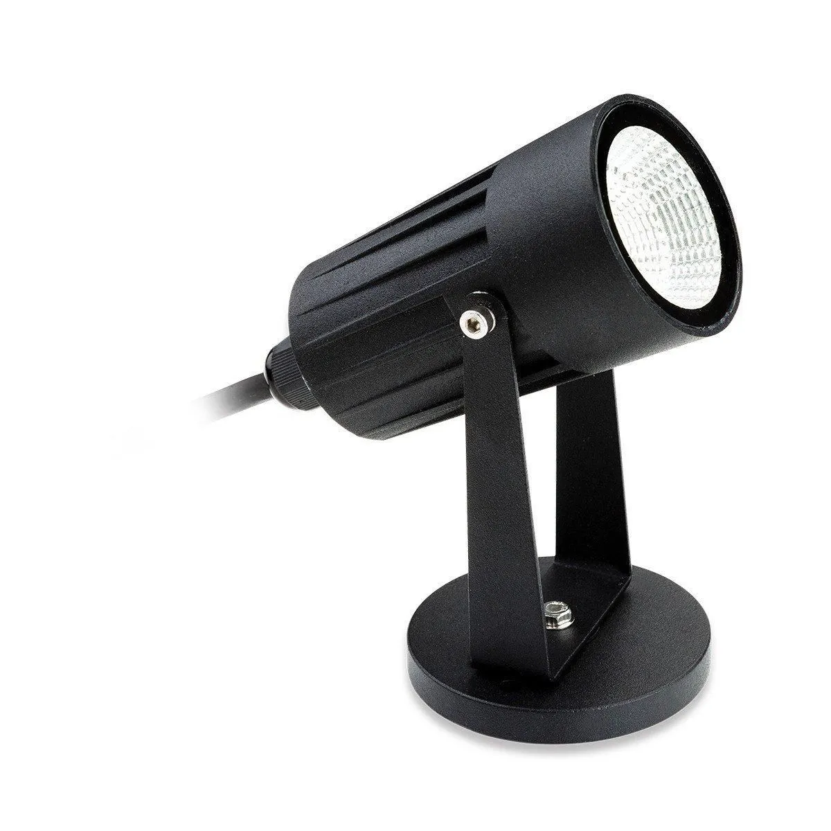 Netlighting LED 1 Light Outdoor Wall Light & Spike Spot Black IP44