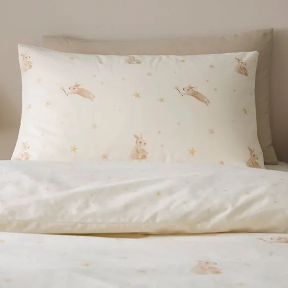 Star Bunny Organic Cotton Duvet Cover and Pillowcase Set 4