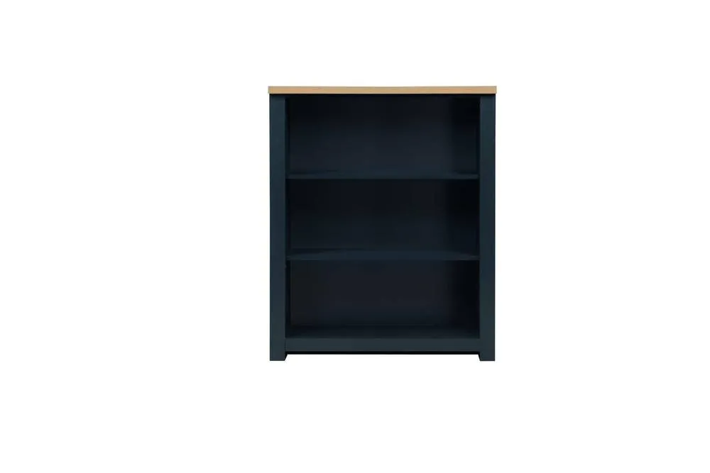 Birlea Highgate 3 Tier Bookshelf Bookcase Navy Blue 5