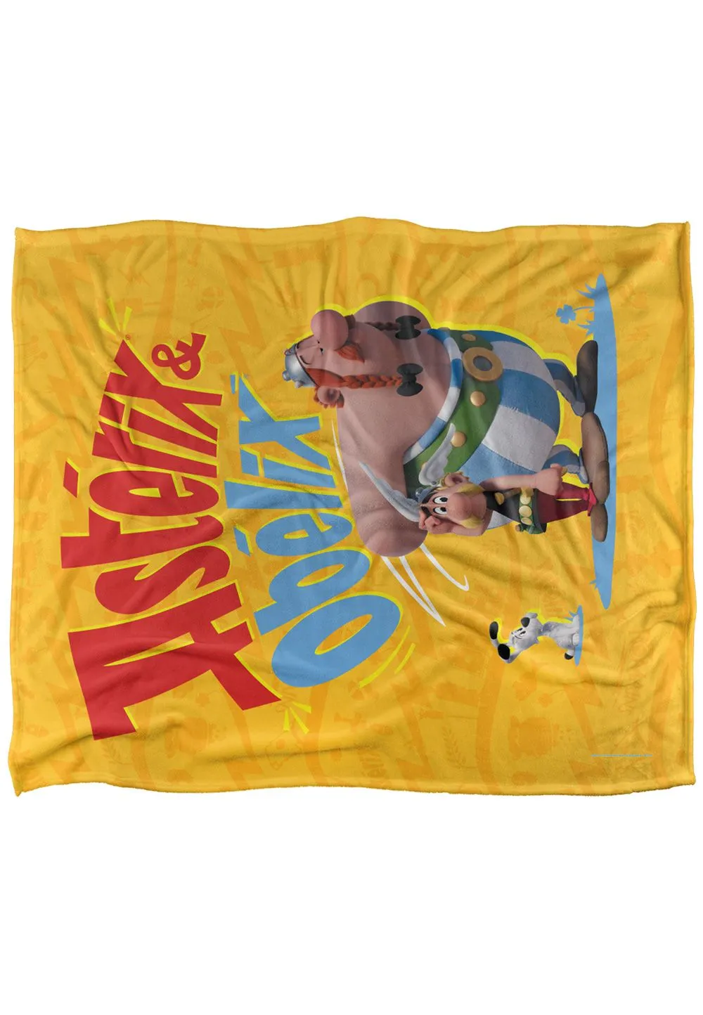 Netflix Asterix Obelix Idefix The Gauls Blanket Silky Touch Super Soft Throw Blanket 152 X 127 cm in White