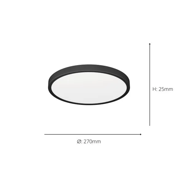 EGLO Fueva Colour Changing LED Flush Ceiling Light 3