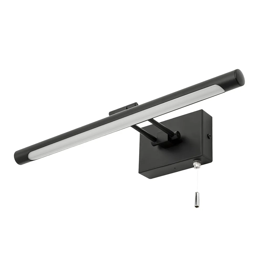 Barrio Bathroom Picture Wall Light, Matte Black 1