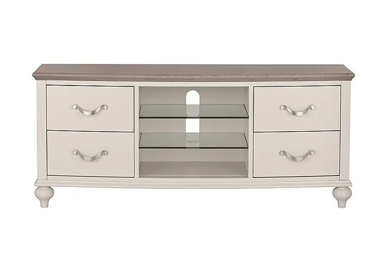Annecy Entertainment Unit - Soft Grey