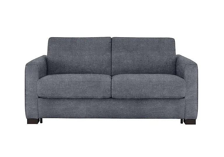 Alcova 2 Seater Fabric Sofa Bed with Box Arms - Baobab Grigio