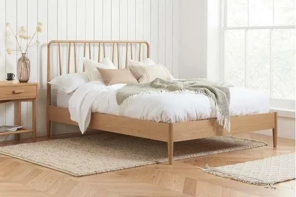 Birlea Jesper Bed Frame in Light Brown
