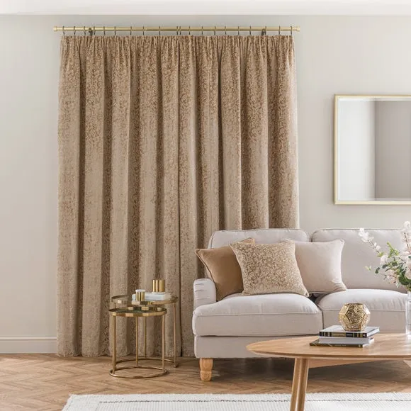 Madeline Velvet Pencil Pleat Curtains 4