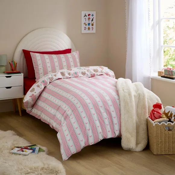 Gingerbread Duvet Cover and Pillowcase Set 2