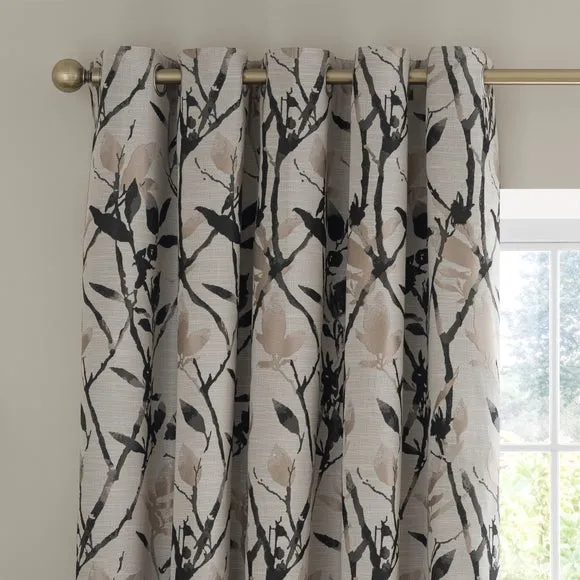Zen Jacquard Eyelet Curtains 1