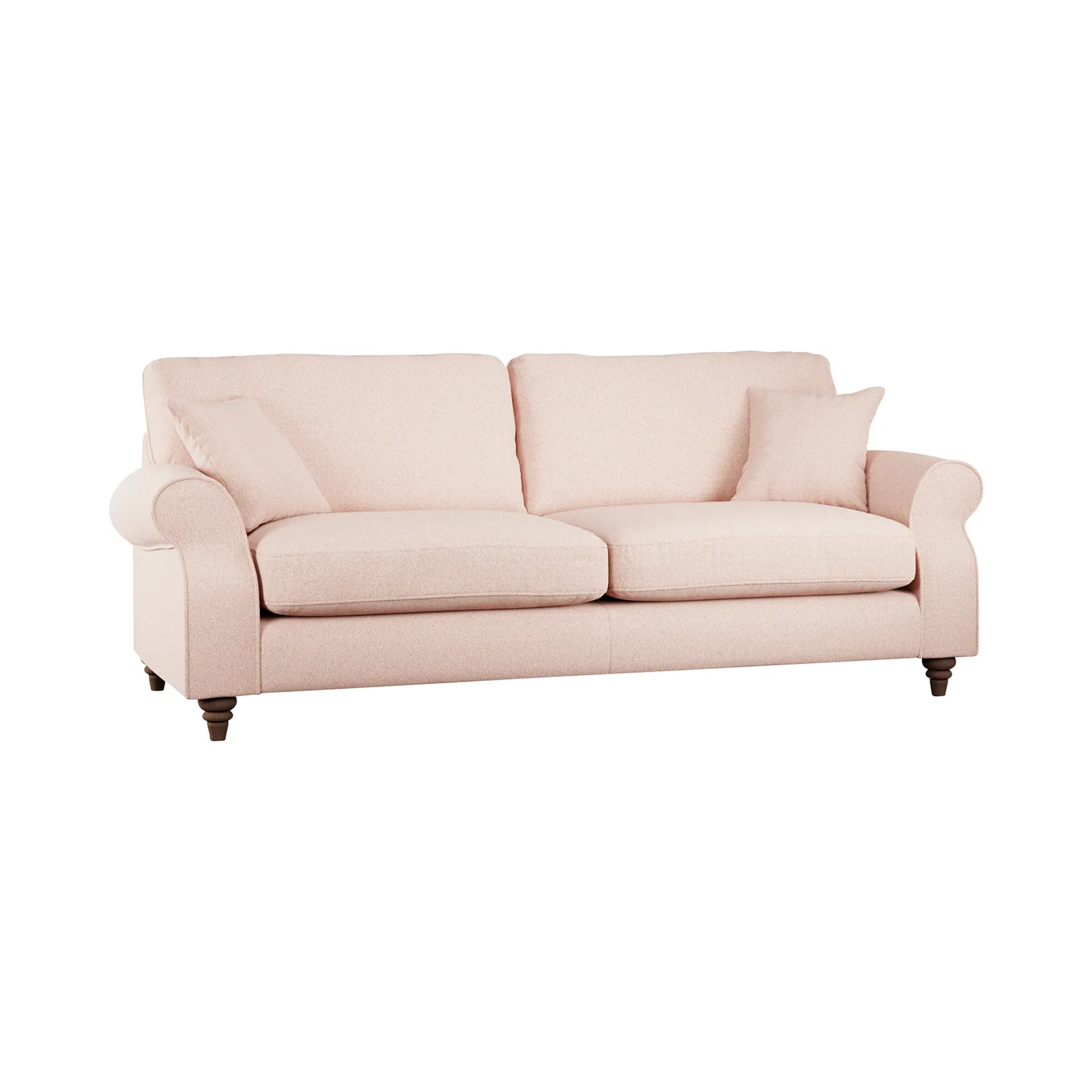 Hattie 4 Seater Sofa, Pink Fabric | Barker & Stonehouse 2